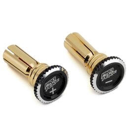 PROTEK RC PTK-5080 TWIST LOCK ADJUSTABLE BULLET PLUG GRIPS W/5MM BULLETS (BLACK/BLACK)