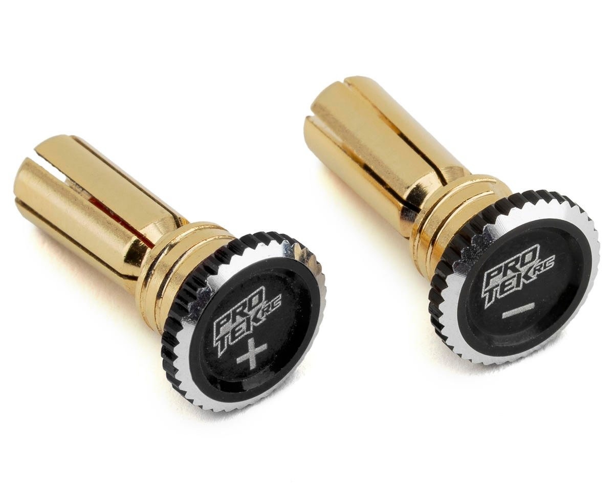 PTK-5080 TWIST LOCK ADJUSTABLE BULLET PLUG GRIPS W/5MM BULLETS (BLACK/BLACK)