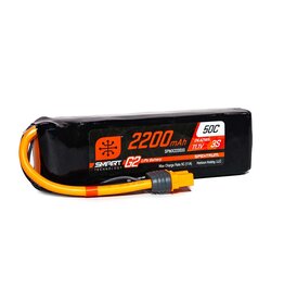 SPEKTRUM SPMX223S50 3S LIPO 11.1V 2200MAH 50C SMART G2 BATTERY: IC3