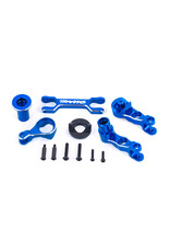 TRAXXAS TRA7746-BLUE STEERING BELLCRANKS ALUM BLUE