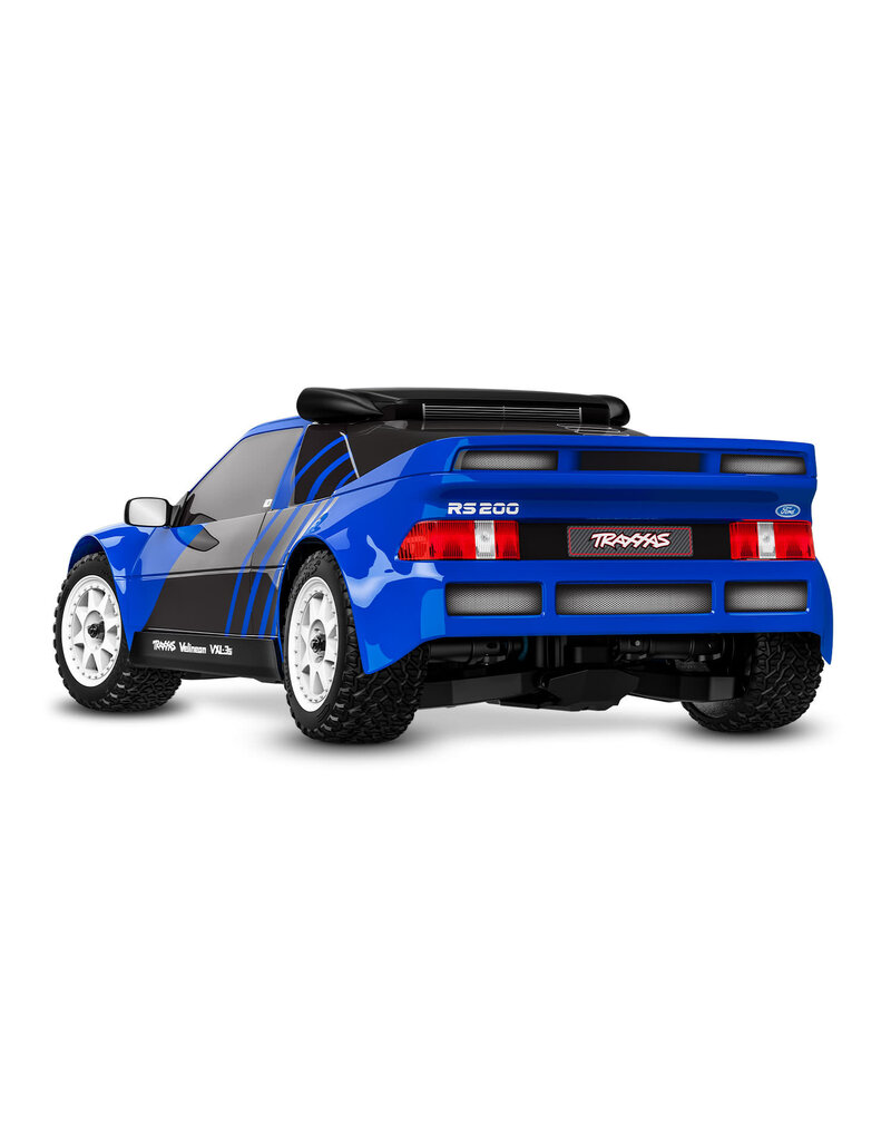 TRAXXAS TRA108046-1-BLUE MINI RALLY VXL FORD RS200