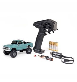 AXIAL AXI-2260T1 1/30 SCX30 CHEVROLET K10 4X4 RTR BRUSHED ROCK CRAWLER (BATTERY & CHARGER INCLUDED), GREEN