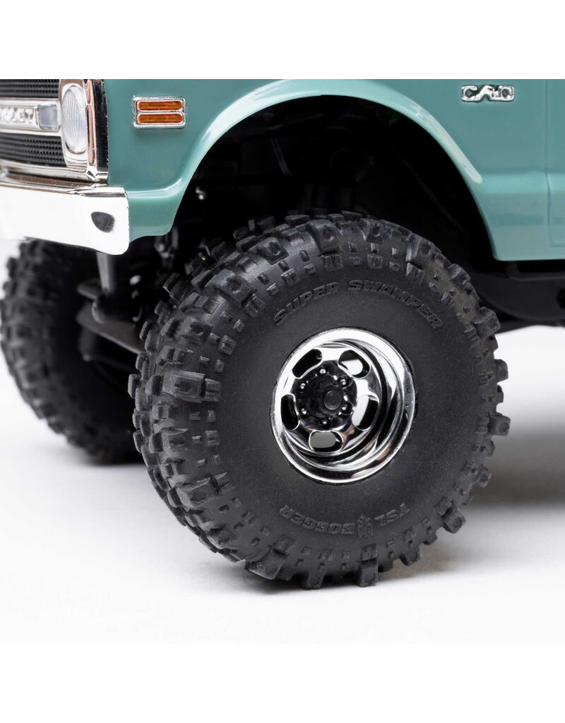 AXIAL AXI-2260T1 1/30 SCX30 CHEVROLET K10 4X4 RTR BRUSHED ROCK CRAWLER (BATTERY & CHARGER INCLUDED), GREEN