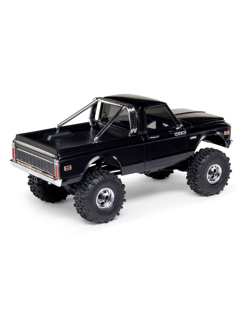 AXIAL AXI-2260T2 1/30 SCX30 CHEVROLET K10 4X4 RTR BRUSHED ROCK CRAWLER (BATTERY & CHARGER INCLUDED), BLACK