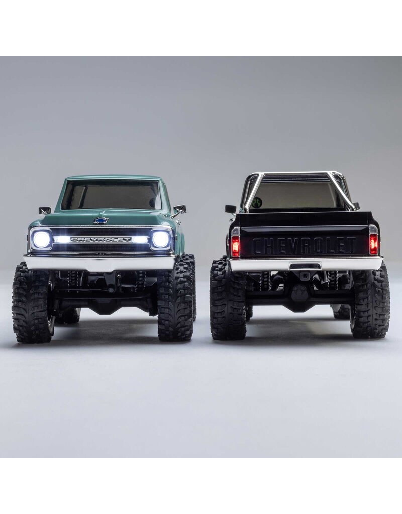 AXIAL AXI-2260T2 1/30 SCX30 CHEVROLET K10 4X4 RTR BRUSHED ROCK CRAWLER (BATTERY & CHARGER INCLUDED), BLACK