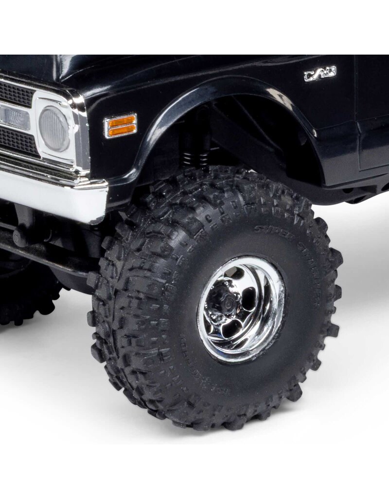 AXIAL AXI-2260T2 1/30 SCX30 CHEVROLET K10 4X4 RTR BRUSHED ROCK CRAWLER (BATTERY & CHARGER INCLUDED), BLACK