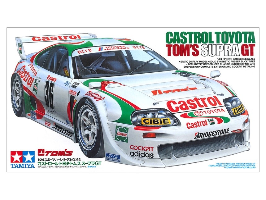 24163 - 1/24 Castrol Toyota Toms Supra
