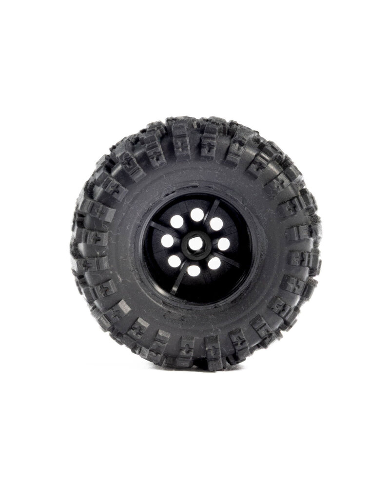 PROLINE RACING PRO1025110 1/30 BAJA PRO X FRONT/REAR MOUNTED CHROME BEAST (4): AXIAL SCX30