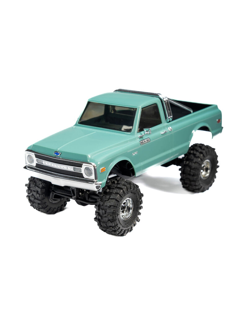 PROLINE RACING PRO1025110 1/30 BAJA PRO X FRONT/REAR MOUNTED CHROME BEAST (4): AXIAL SCX30