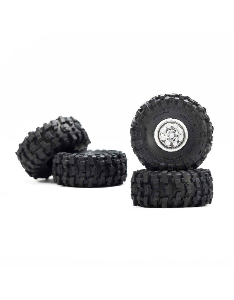 PROLINE RACING PRO1025110 1/30 BAJA PRO X FRONT/REAR MOUNTED CHROME BEAST (4): AXIAL SCX30