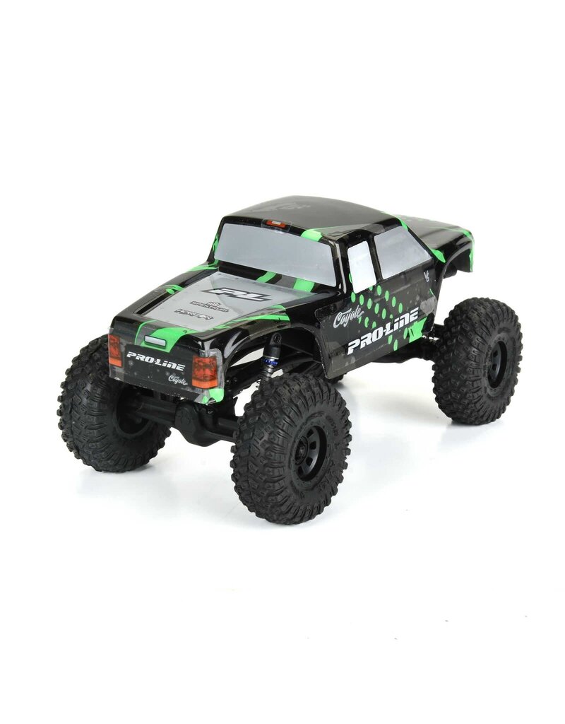 PROLINE RACING PRO369420 LIMITED EDITION PRE-CUT/PRE-PAINTED COYOTE HIGH PERFORMANCE GREEN TEAR BODY FOR AXIAL SCX30