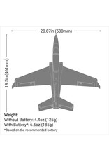 E-FLITE EFLU17750 VIPER 30MM EDF JET BNF BASIC WITH SAFE AND AS3X