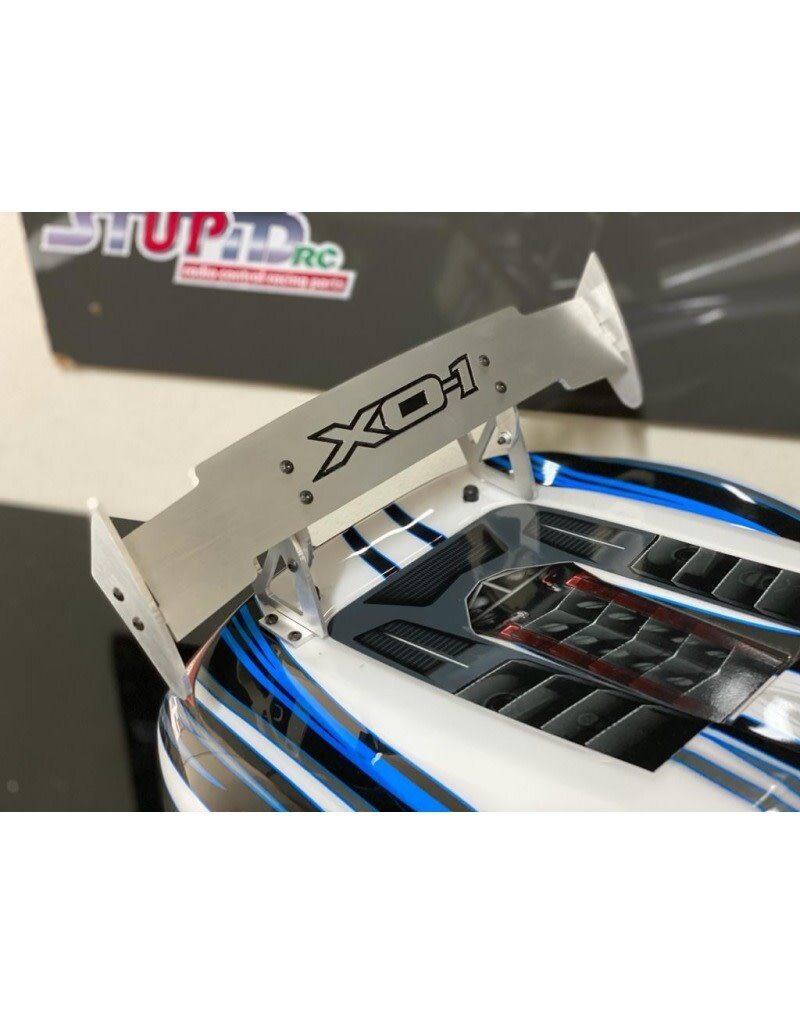 STUPID RC STP1012 TRAXXAS COMPATIBLE XO-1 ADJUSTABLE REAR WING