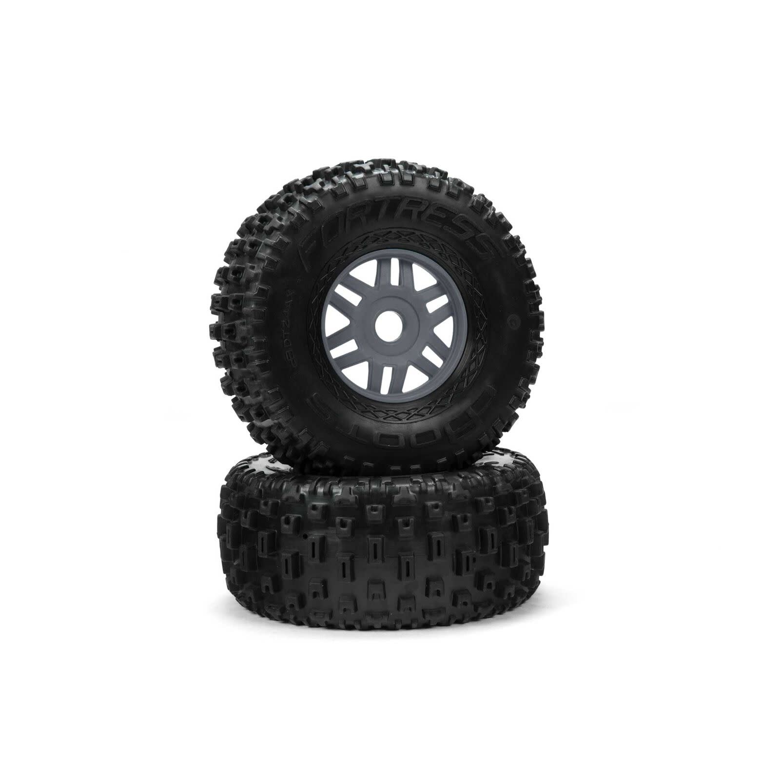 ARA550069 - dBoots Fortress Tire Set Glued Gun Metal