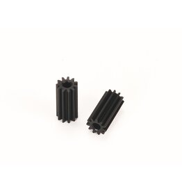 PN RACING PN MR2711 MACHINE CUT DELRIN 64P 11T LONG PINION GEAR: BLACK (2)