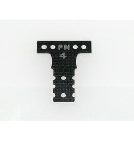 PN RACING KEN PNMR3044K MINI-Z MR03 MM G10 BLACK FIBER GLASS T-PLATE #4