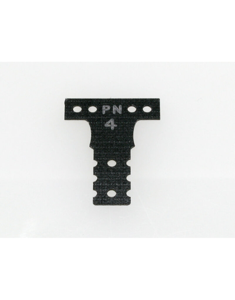 PN RACING PN MR3044K MM G10 BLACK FIBER GLASS T-PLATE #4 FOR MR-03, MR-04