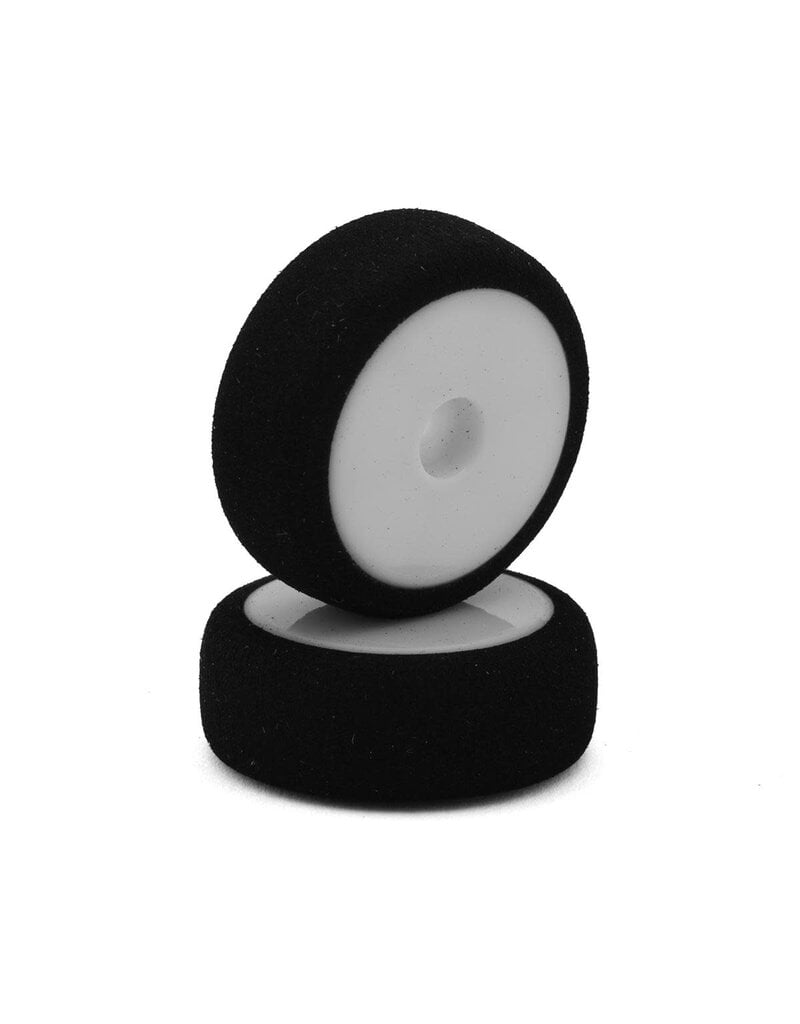 HACKFAB HFB06305W LOSI MICRO-B FRONT FOAM TIRES (WHITE) (2)