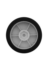 HACKFAB HFB06305W LOSI MICRO-B FRONT FOAM TIRES (WHITE) (2)