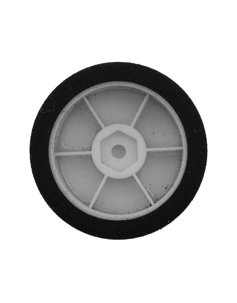 HACKFAB HFB06305W LOSI MICRO-B FRONT FOAM TIRES (WHITE) (2)