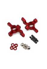 MST MXS-820162R ALUMINUM ATK V3 FRONT WHEEL HUB UPRIGHTS (RED) (2)