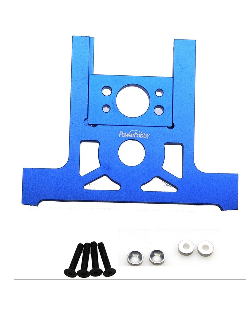 POWER HOBBY PHB6132 ALUMINUM MOTOR MOUNT FOR TRAXXAS 4X4 LCG CHASSIS