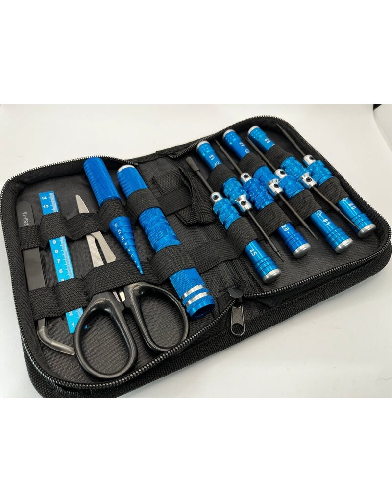 SILVER HORSE SHRC 1174901 MASTER TOOL KIT W/ POUCH: BLUE