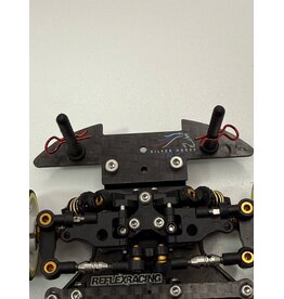 SILVER HORSE SHRC SH0717 CARBON FIBER BUMPER MOUNT KIT FOR RAD12 PIRANHA BODY