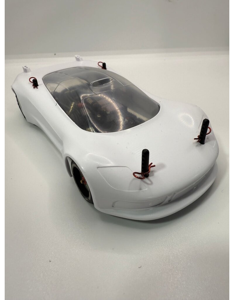 SILVER HORSE SHRC SH0717 CARBON FIBER BUMPER MOUNT KIT FOR RAD12 PIRANHA BODY