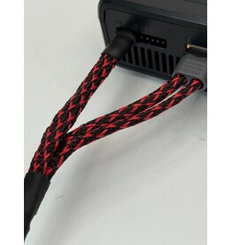 SILVER HORSE SHRC SH0810-B/R QUICK DRAW BULLET CABLE 35CM: BLACK/ RED