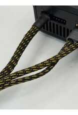 SILVER HORSE SHRC SH0814-B/G QUICK DRAW BULLET CABLE 35CM: BLACK/ GOLD