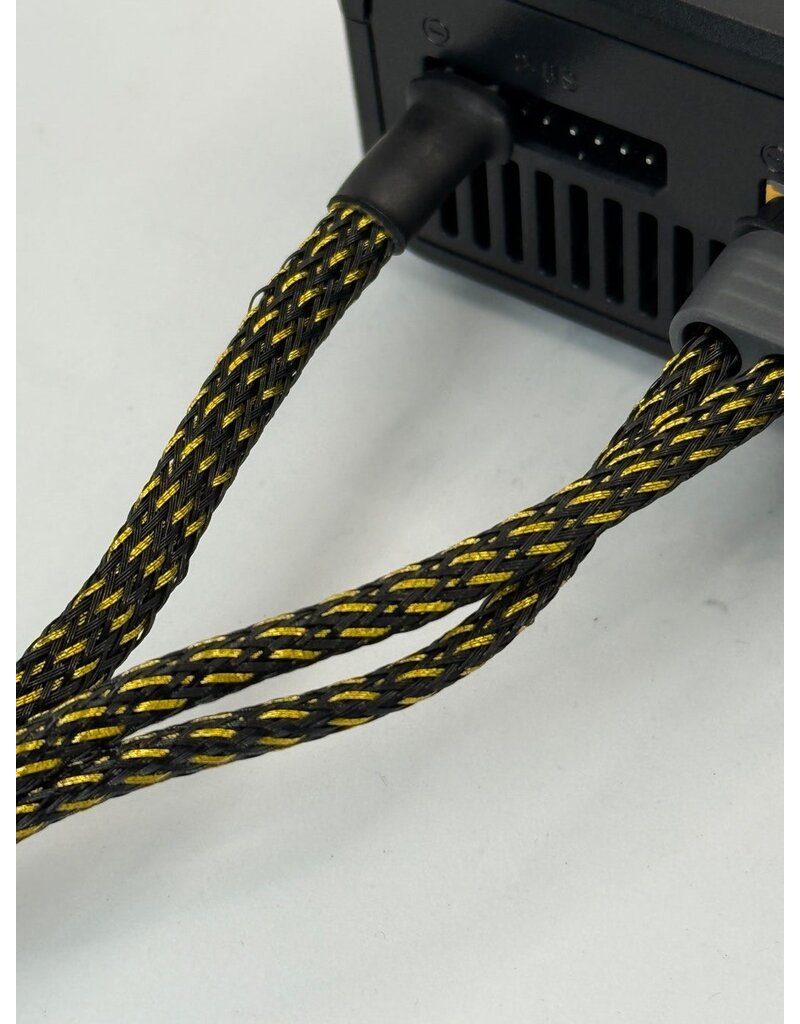 SILVER HORSE SHRC SH0814-B/G QUICK DRAW BULLET CABLE 35CM: BLACK/ GOLD