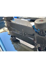 STUPID RC STP1183R ARRMA LIMITLESS SIDE SKIRT WITH BODY LOCKS RED