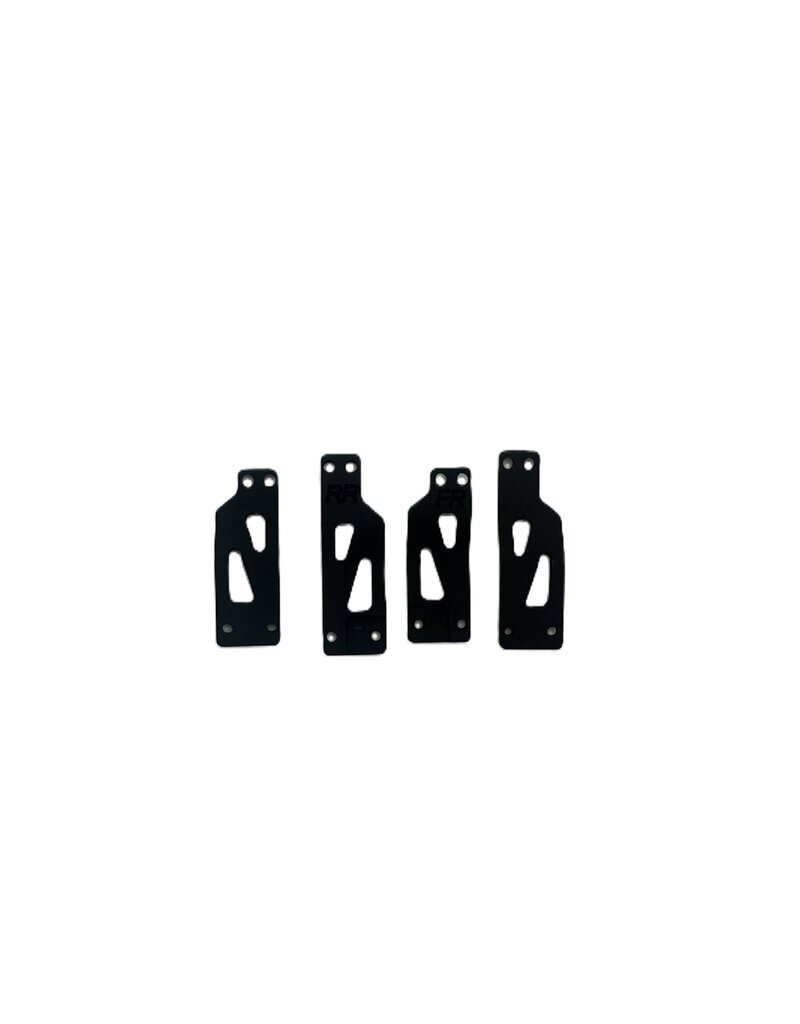 STUPID RC STP1900BK F-450 LIFT KIT SIDE STEPS FRONT SKID SIDE STEPS BLACK