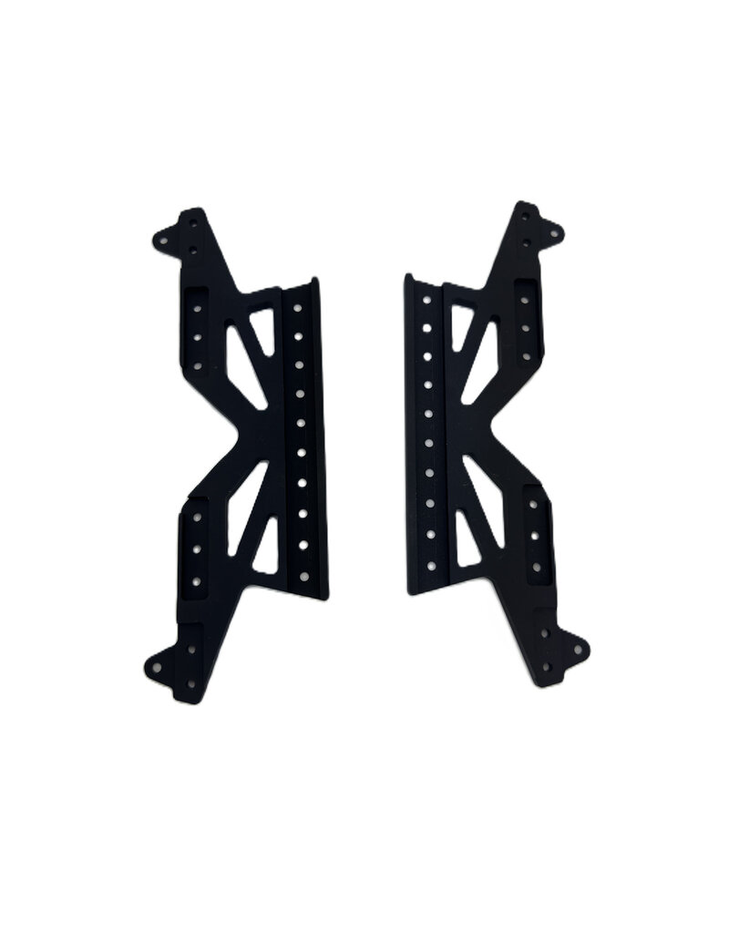 STUPID RC STP1900BK F-450 LIFT KIT SIDE STEPS FRONT SKID SIDE STEPS BLACK