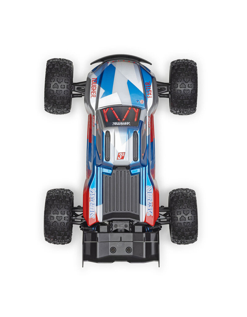 ARRMA ARA2508ST1  1/16 MINI KRATON 3S DSC 4X4 RTR BRUSHLESS SPEED TRUCK (3S BATTERY & CHARGER INCLUDED) , RED/BLUE