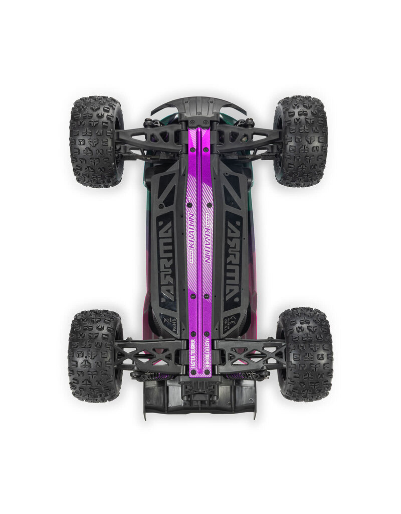 ARRMA ARA2508ST2 1/16 MINI KRATON 3S DSC 4X4 RTR BRUSHLESS SPEED TRUCK (3S BATTERY & CHARGER INCLUDED) , TEAL/PINK