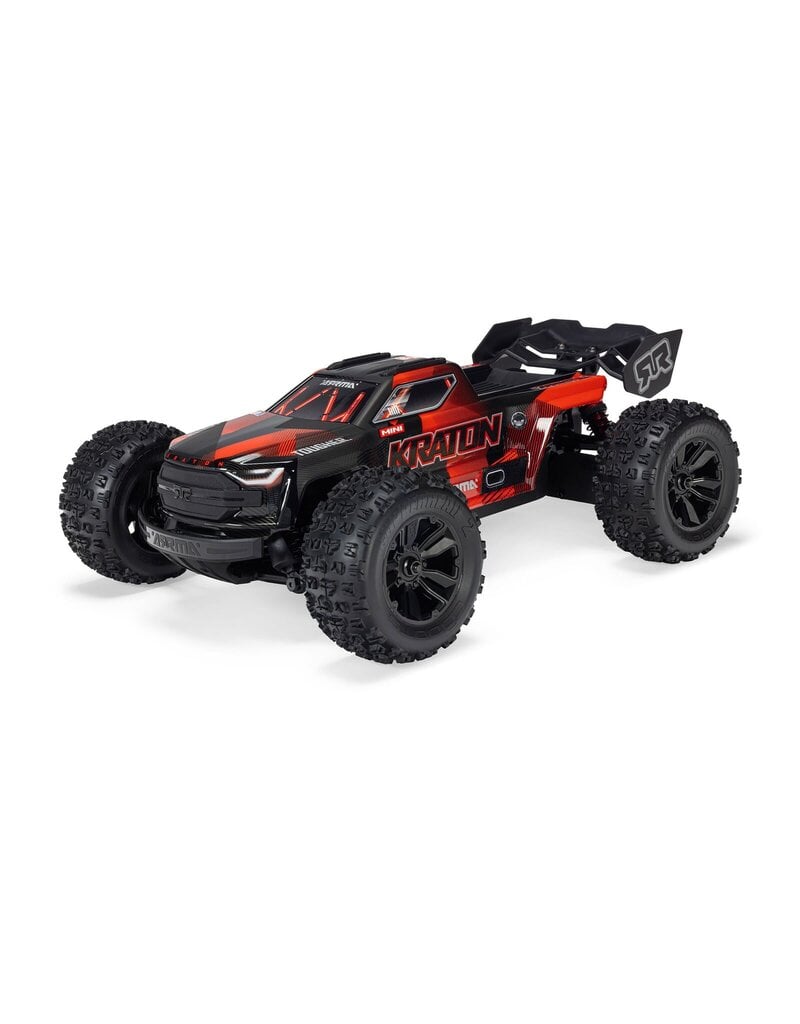 ARRMA ***PRE-ORDER*** ARA2508T1 1/16 MINI KRATON 3S DSC 4X4 RTR BRUSHLESS SPEED TRUCK , BLACK/RED