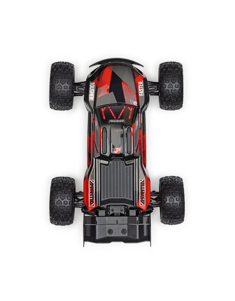 ARRMA ARA2508T1 1/16 MINI KRATON 3S DSC 4X4 RTR BRUSHLESS SPEED TRUCK , BLACK/RED