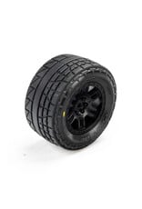 PROLINE RACING ***PRE-ORDER*** PRO1034510 MENACE F/R STREET TIRES MOUNTED 12MM BLACK SPLIT SIX FOR ARRMA MINI KRATON