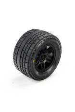 PROLINE RACING PRO1034510 MENACE F/R STREET TIRES MOUNTED 12MM BLACK SPLIT SIX FOR ARRMA MINI KRATON