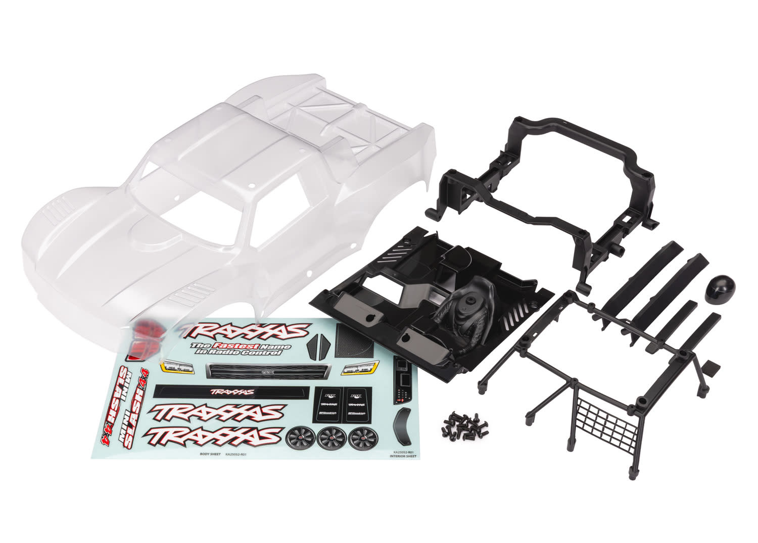 TRA10811 BODY MINI SLASH 4X4 CLEAR