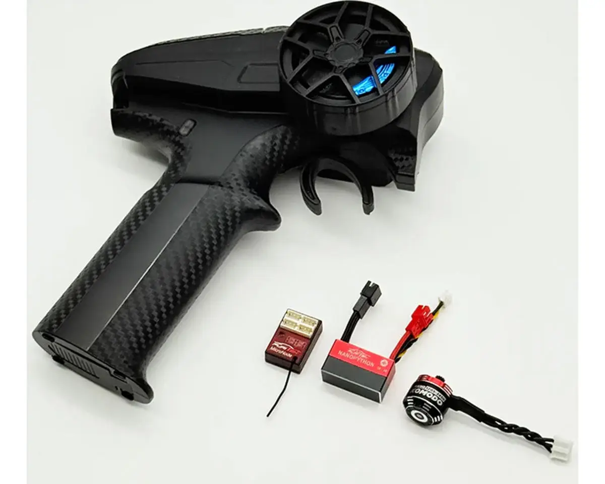 FTK-FUR-2739 AXIAL SCX30 NANOMODO 2026 COMPLETE BRUSHLESS CONTROL SYSTEM W/NANO KOMODO MOTOR & GRIPOR V2 TRANSMITTER