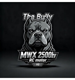 MWX PERFORMANCE MWX MX-25-182-20 MWX "BULLY"TUNED V2 2500 KV MOTOR