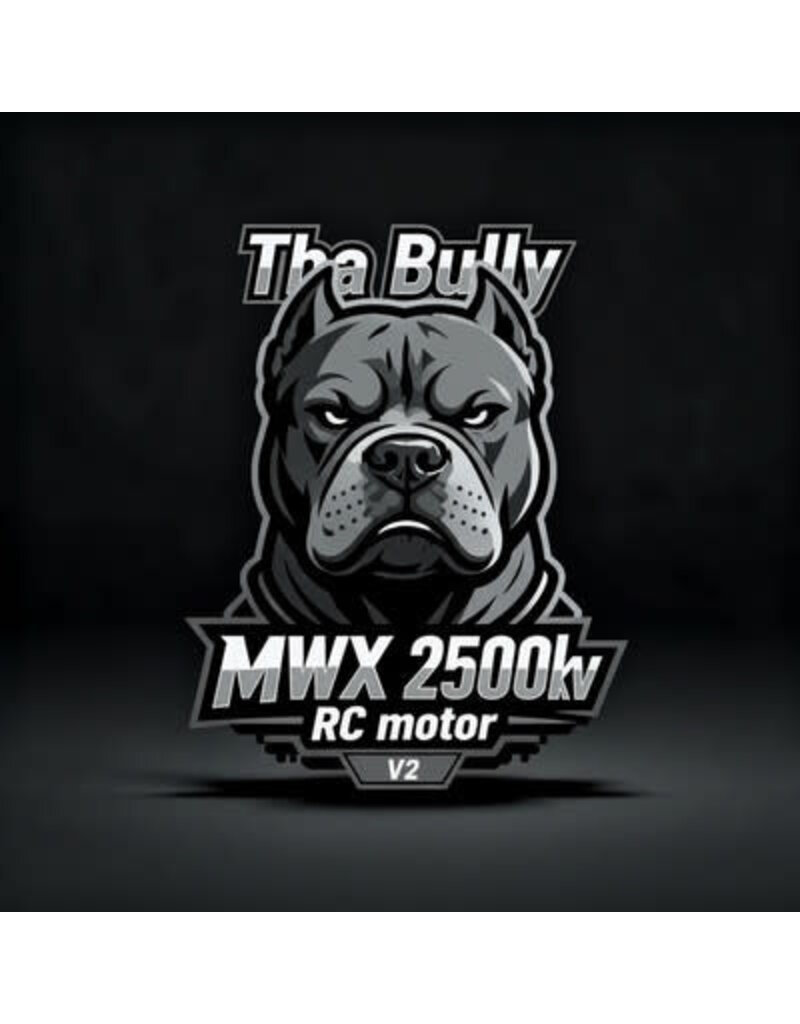 MWX PERFORMANCE MX-25-182-20 MWX "BULLY"TUNED V2 2500 KV MOTOR