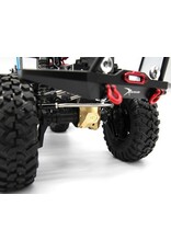 HOT RACING HRATRXF12CH01 70G BRASS HEAVY METAL AXLE DIFFERENTIAL COVER FOR TRAXXAS TRX-4