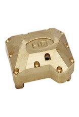 HOT RACING HRATRXF12CH01 70G BRASS HEAVY METAL AXLE DIFFERENTIAL COVER FOR TRAXXAS TRX-4