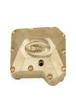 HOT RACING HRATRXF12CH01 70G BRASS HEAVY METAL AXLE DIFFERENTIAL COVER FOR TRAXXAS TRX-4