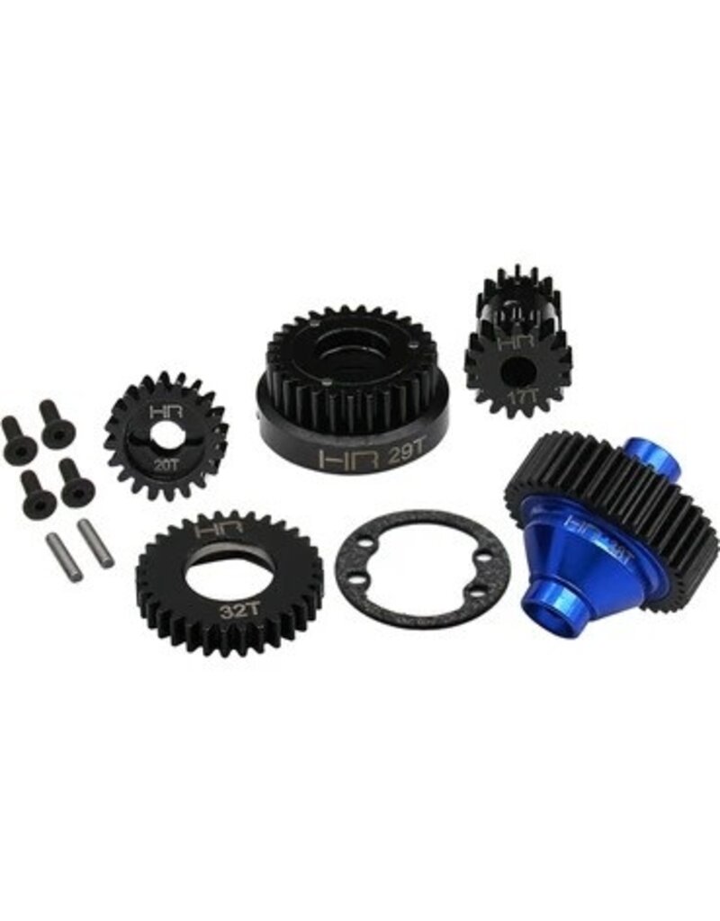 HOT RACING HRASJT1000XF06 TWO SPEED GEAR SET FOR TRAXXAD JATO