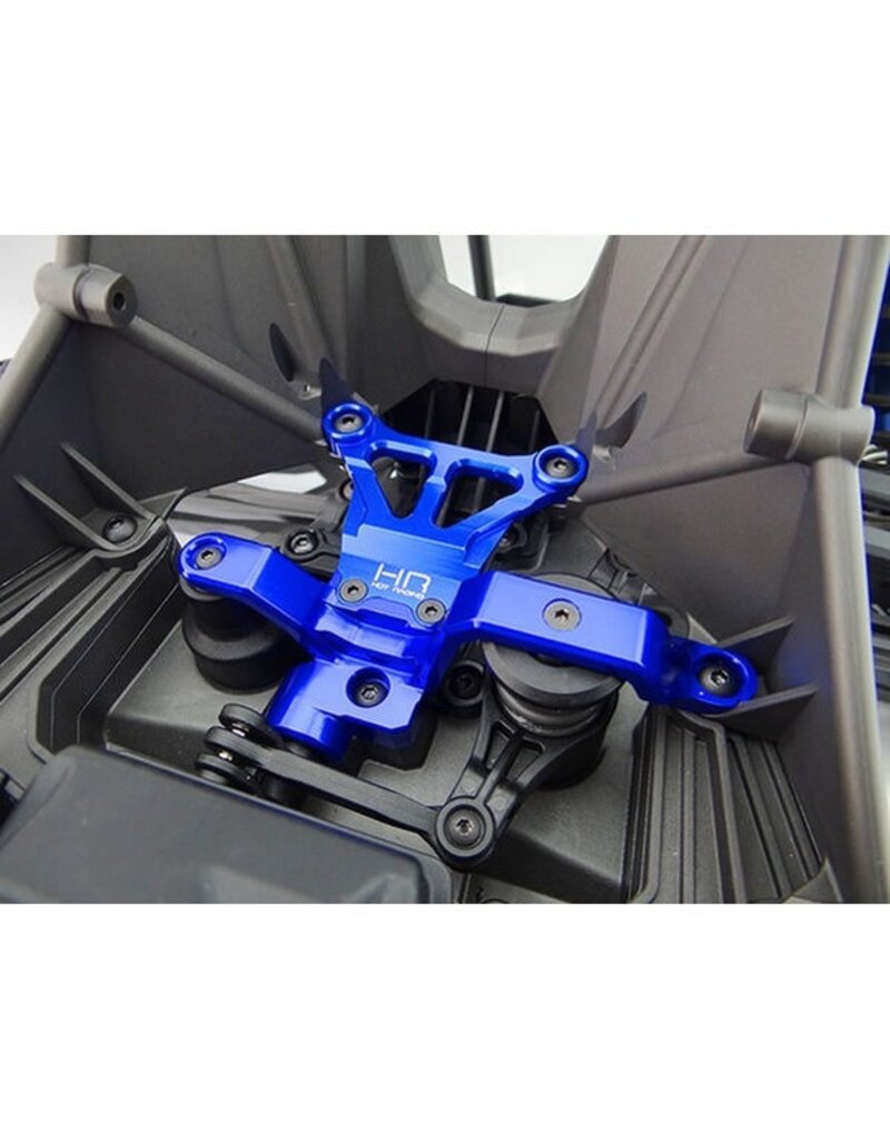 HOT RACING HRAXMX12M06 ALUMINUM FRONT STEERING BRACE FOR TRAXXAS X-MAXX